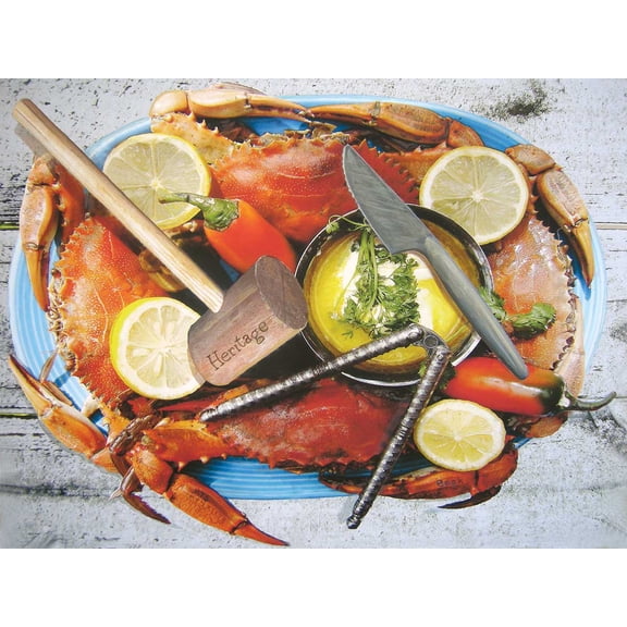 Blue Crab Feast, a 550-piece Puzzle by Heritage Puzzles