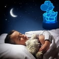 thumbnail image 3 of 3D Acrylic Night Light LED Optical Illusion Lamp Mario Super Yoshi Sleep Lamp with Remote 7 Colour Change Dimmable USB Powered Fits Bedroom Decor Perfect for Family Christmas Birthday Gift, 3 of 7