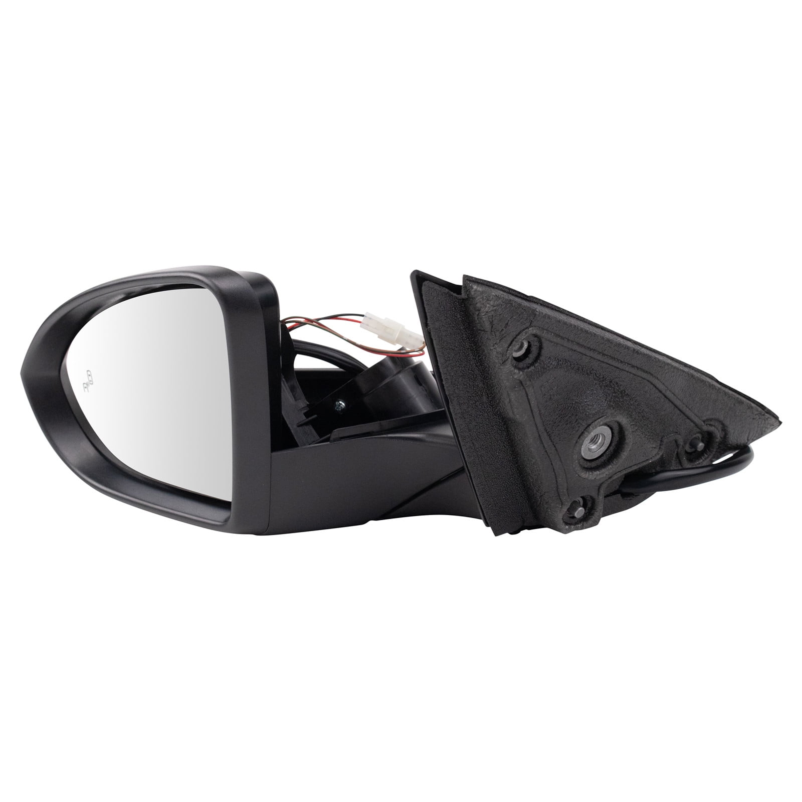 TRQ Driver Side Mirror Power Heated with Blind Spot Indicator Paint to Match Fits 2019-2022 Volkswagen Jetta VW1320182