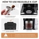 thumbnail image 3 of Cápsulas de café de acero inoxidable, taza de filtro sin rebabas para el hogar, la cocina y la oficina Ehuebsd Libre de BPA, 3 of 5