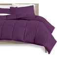 thumbnail image 3 of Bare Home Ultra-Soft Goose Down Alternative Comforter Set, Twin/Twin XL, Plum, 3 of 6