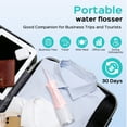 thumbnail image 4 of COSLUS CX30 Water Dental Flosser Pick for Teeth,DIY Mode,300ML,IPX7 Waterproof,Portable,Rechargeable,for Home Travel-Pink, 4 of 9