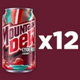 thumbnail image 2 of Mountain Dew Code Red Cherry Flavored Soda Pop, 12 fl oz, 12 Pack Cans, 2 of 7