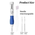 thumbnail image 3 of CoreLiving 100-Color Embroidery Floss Thread Kit with Punch Needle & Needle Threader, Complete Cross Stitch Supplies Set with Storage Case, Sewing & Needlepoint Tools for Adults DIY Bracelet Making, 3 of 9