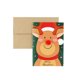 thumbnail image 1 of Tarjeta de felicitación de Navidad de papel Kraft vintage Tarjeta de regalo de bendición hecha a mano con sobre Wmkox8yii hjk287, 1 of 9