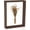 Brown, variant on 4x6" Shadow Box Frame, Double Glass Floating Picture Frame for Pressed Flowers and 3D Specimens, Modern Tabletop Display for Home Office Decor,Natural Color