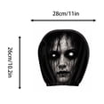 thumbnail image 3 of Ghost Face Headrest Covers, 2 Pcs Scary Headrest Covers for Cars | Spooky Creepy Halloween Auto Head Rest Protector with Ghost Face Mask Design for All Car - D, 3 of 5