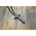 thumbnail image 4 of Wooden Large Long Crucifix Rosary Cross Smooth Beads Catholic Jesus Cross Pendant For Men, 4 of 4
