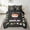 Black, variant on Erosebridal Cartoon Donut Doughnut Bed in a Bag King Size, Sweet Cake Food Bed Set, Microfiber 7pcs
