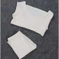 thumbnail image 5 of LiangRou Women's Scoop Neck Long Johns Ultra Thin Modal Thermal Underwear Top & Bottom Set Creamy-White Large, 5 of 8