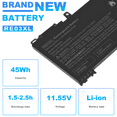 thumbnail image 5 of new 11.55V RE03XL L32656-005 battery for HP ProBook 450 G6 440 G6 430 G6, 5 of 7
