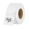 thumbnail image 1 of Uxcell 800 Pcs Round Thermal Labels, 1.6 Inch Circle Colored Stickers Self Adhesive Circle Tags for Thermal Print Office Home Decor Diary To-do List Travel Notebook, White, 1 of 6