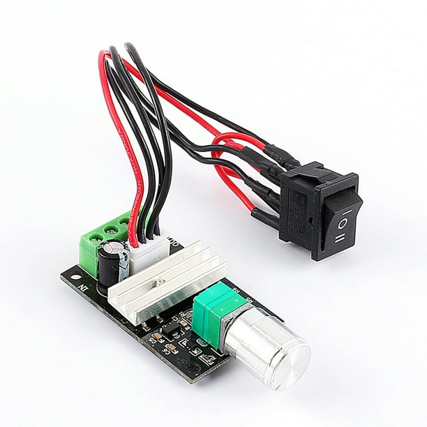 Controlador de velocidad del motor, 6-28 V 3 A Controlador de velocidad del motor PWM de pulso reversible Controlador de velocidad del motor de CC Diseñado por expertos NikouMX herramienta