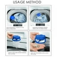 thumbnail image 2 of Reusable Washing Machine Floating Lint Mesh Trap Bag Hair Catcher Filter Net Pouch Household Tool (4Pcs,Random Color), 2 of 5