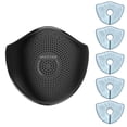 thumbnail image 2 of Best Price,Adult's Mask Color Reusable Ear Hook Size + 5 Filte,PENDANE,Black, 2 of 2