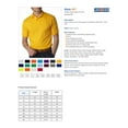 thumbnail image 2 of Jerzees Men's SpotShield Button Down Polo Sport Shirt, Royal M, 2 of 2