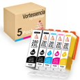 thumbnail image 1 of Cartuchos de tinta Vortessencia 280XL y 281XL recargables, paquete de 5, 1 of 3