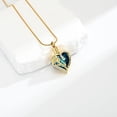 thumbnail image 3 of Crystal Cremation Jewelry for Ashes Rose Flower Urn Necklace for Ashes Women Heart Ashes Pendant Necklaces for Human / Pet, 3 of 7