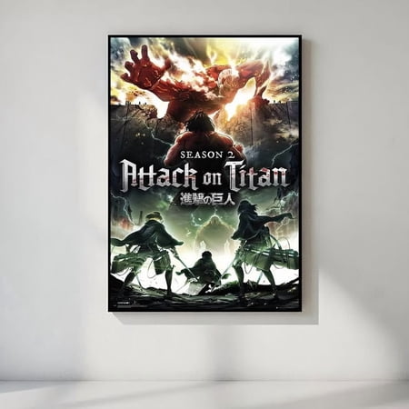 Attack On Titan - Manga / Anime TV Show Poster / Print (Season 2 Key Art) Poster Size 24''x36'' - Googate