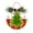 Xmas-17, variant on Eveokoki Deck The Halls Door Hanging Sign 11 inch Wooden Wall Sign, Rustic Holiday Wreath Decor for Front Door Porch Home Window Wall Farmhouse Decorations