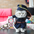 thumbnail image 5 of Disfraz de policía para mascotas, disfraz de perro, gato, mascota, Halloween, Navidad, disfraz, ropa de fiesta Namotu CPB-DE-LYY2055-1, 5 of 5