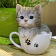 thumbnail image 2 of Hi-Line Gift Ltd Pet Pals-Teacup Kitten Orange Tabby, 2 of 2
