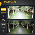 thumbnail image 4 of Faros Auxiliares Focos 32 Leds Doble Color Estrobo Moto 168w, 4 of 8