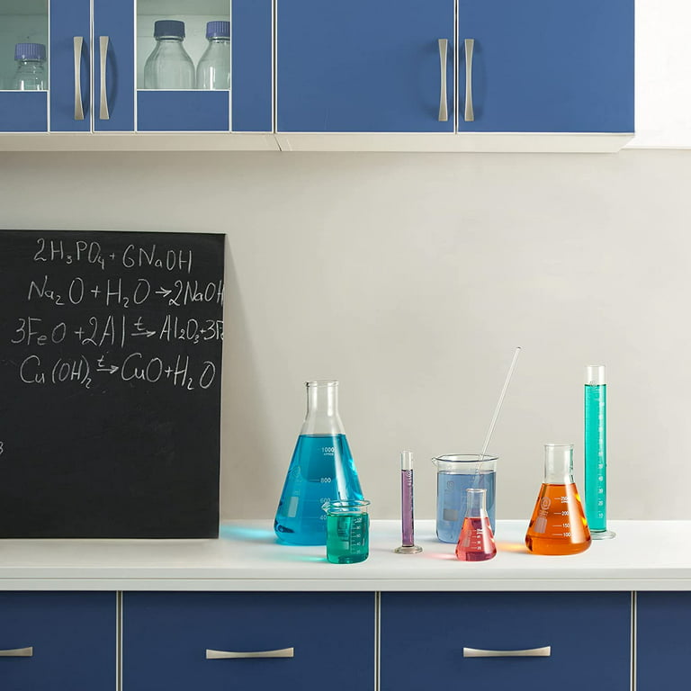 50 ml Small Glass Science Beakers for Lab & Home Use; Buy Just 1 or Save  50% by the Box.