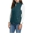 thumbnail image 2 of Puffer Vests for Women Quilted Jacket Sleeveless Full Zip Up Warm Winter Coats with Pockets, 2 of 9