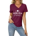 thumbnail image 2 of TSADFHJI Hauts de Noël Grande Taille pour Femmes T-Shirt Décontracté Imprimé Cœur de la Saint-Valentin Col Rond Manches Courtes m Rouge, 2 of 4