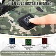 thumbnail image 2 of Camo Heated Hand Warmer Pouch, Tactical Portable Hunting Hand Warmer Pouch Rechargeable for Ice Fishing Hiking Camping Football Golf Winter Cold Weather Outdoor Activity$$Sport & Recreation Other, 2 of 6