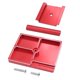 thumbnail image 1 of Ounissouiy RCGOFOLLOW 1 pieza aleación de aluminio rotación de 360 grados y soporte de trabajo de Metal ajustable de 360 ° para Kits de construcción modelo Rojo, 1 of 6
