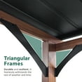thumbnail image 3 of Macrout Outdoor Gazebo 12'x14', Heavy Duty Pergola, Aluminum Frame, 3 of 9