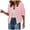 Pink, variant on Womens Sequin Jacket with Pockets Casual Long Sleeve Front Zip Party Bomber Blazer, Sparkly Going Out Clothes for Night Out (Green, L)