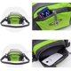 thumbnail image 4 of Bolsa multifuncional para deportes al aire libre con cinturón de nailon repelente al agua que se puede usar en la cintura para mujeres con un soporte para botella de agua y 3 compartimentos, 4 of 5