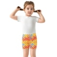 thumbnail image 5 of joogoo Scales Yellow Girls Lined Shorts Bike Dance Bottoms 5T, 5 of 7