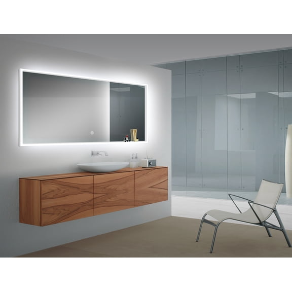 Lighted Impressions Azure LED Bathroom Wall Mirror
