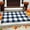 Blue, variant on KOYPTL 40*60CM Fall Outdoor Rug,Washable Cotton Halloween Front Door Rug,Farmhouse Buffalo Plaid Layering Rugs,Reversible Fall Door Mat for Entryway Halloween Front Porch Autumn Decor