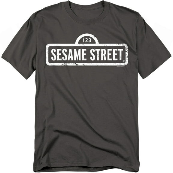 Sesame Street T-Shirt One Color Logo Unisex Graphic Tee For Men & Women