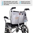 thumbnail image 3 of Cribun Bedside Storage Caddy, Bunk Bed Organizer Bed Storage Pocket Bedside Organizer Hanging Bed Storage Caddy College Dorm Room, Hospital Bed Rails, Baby Bed Camp,(Grey), 3 of 4