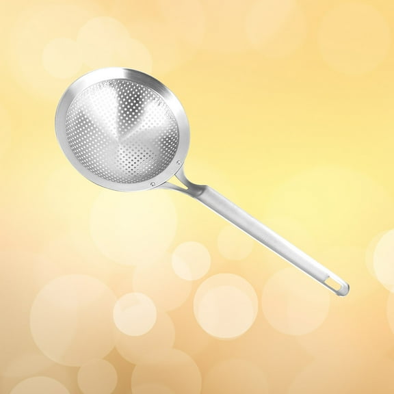 Toyvian 1Pc Premium Stainless Steel Mesh Strainer for Kitchen Use in Plated Silver
