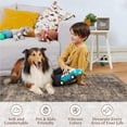 thumbnail image 5 of 9x12 Area Rugs Living Room Non-Slip Washable Soft Vintage Distressed Retro Floral Accent Low Pile Large Rug Dining Room Office Nursery Brown, 5 of 7
