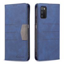 Allytech Wallet Case for Samsung Galaxy A03S 6.5 Inch 2021 Released, PU Leather Flip Cover Stand Shockproof Cards Slots - Blue