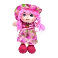 thumbnail image 1 of Muñecos de peluche de 25CM de dibujos animados de frutas de impresión de la falda del sombrero de la muñeca de trapo suave lindo bebé juguetes de tela de los niños regalos de cumpleaños Speravity WJ3861-05B, 1 of 7