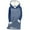 Blue, variant on Lindreshi Womens Pajamas Tops Winter Women's Patchwork Plush And Thickened Fashionable Casual Long Sleeved Hooded Sweatshirt Tops Blouse
