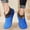 Blue, variant on Velvet Indoor Socks Home Non-slip Winter Warm Thermal Socks Slippers Non Slip Elastic Floor Sock Fuzzy for House Red One Size