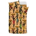 thumbnail image 1 of Juego de cama con estampado de niña africana, 1 of 5