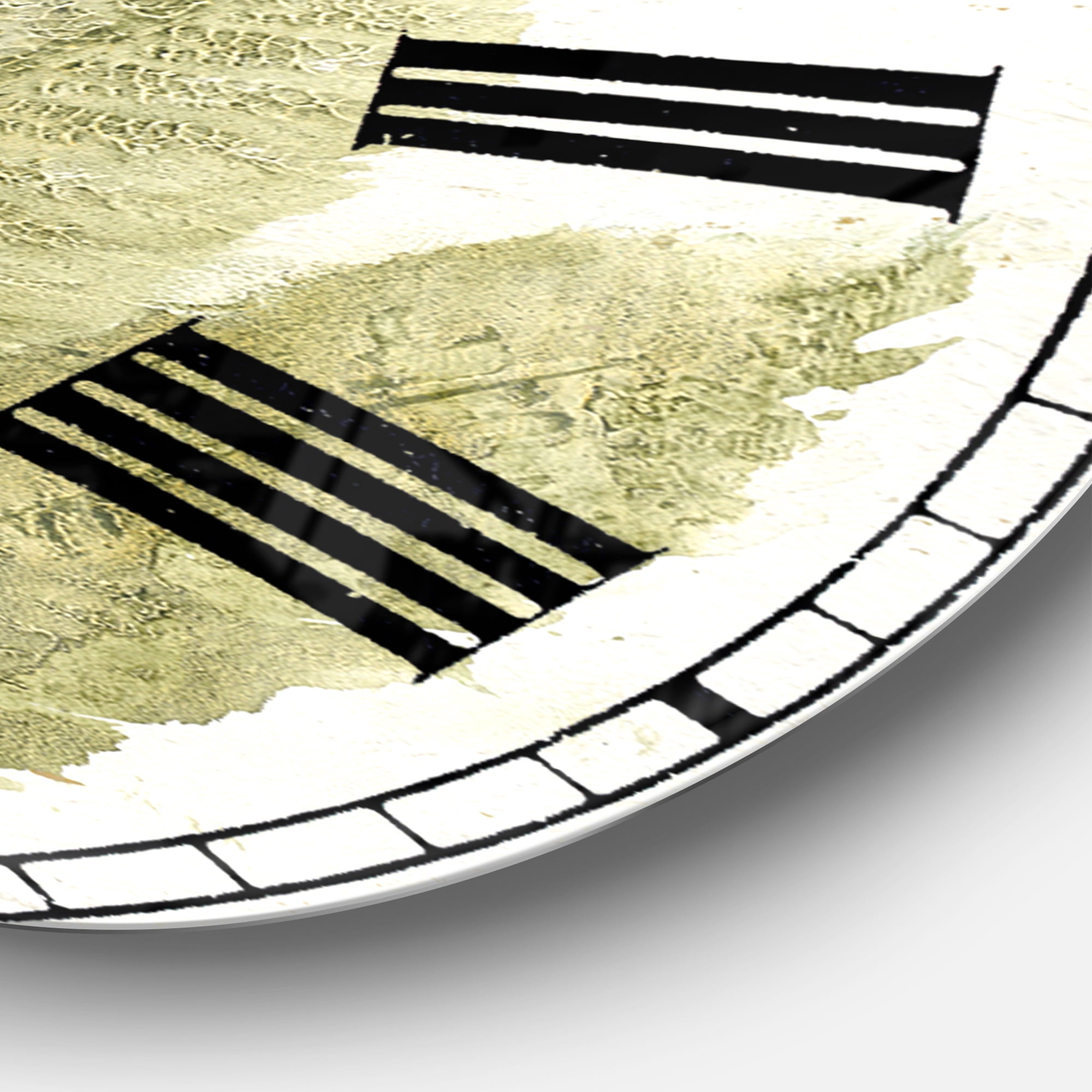 Designart 'Simple Forest I' Farmhouse wall clock