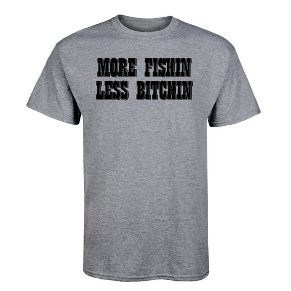 Country Casuals - More Fishin Less Bitchin - Men's Short Sleeve Graphic T-Shirt