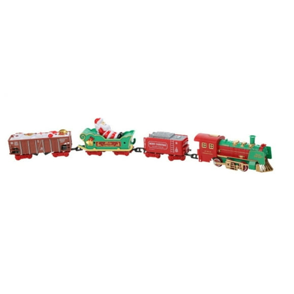 Christmas Set Hanging Toys With Light & Sound For Boys Girls Set Around Under The Christmas Tree With Steam Carriages Tracks For 312 Years Old Kids Decoration Gift